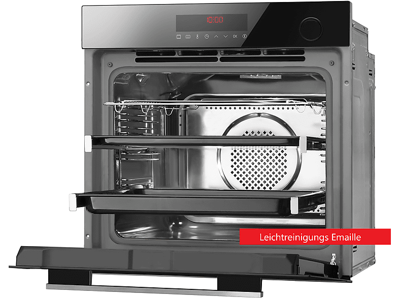 Thumbnail - KOENIC KBO 611-1 B A1, Einbaubackofen (Einbaugerät, 77 l, 595 mm breit), Dampfgarfunktion