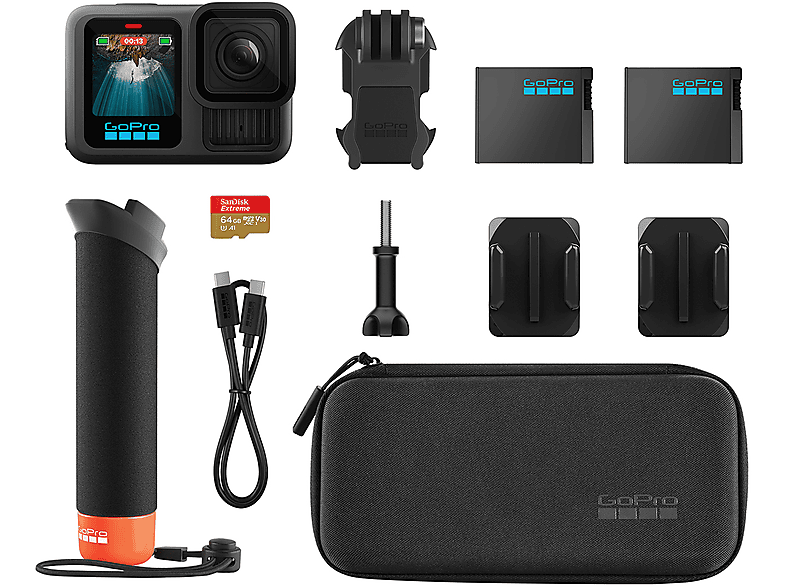 Action Camera GoPro Bundle Hero13 Black + ACC