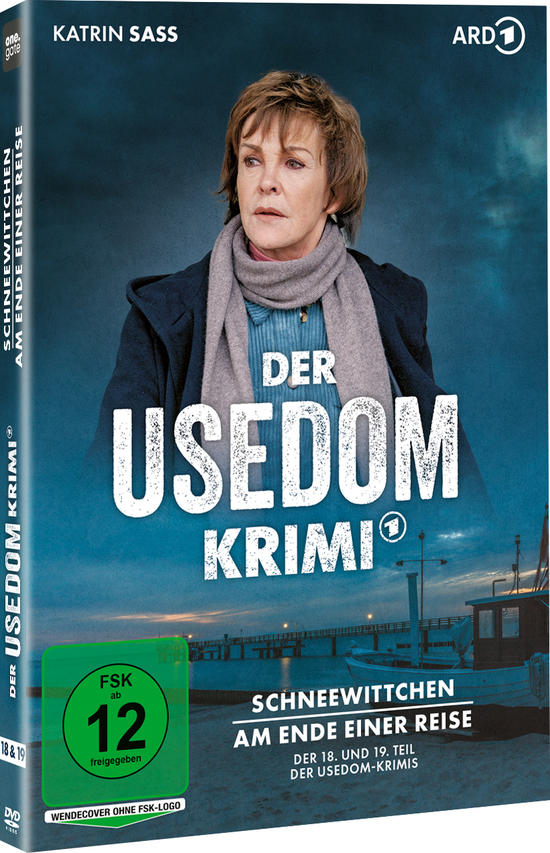DVD-Cover mit Porträt einer Frau. Text: 'DER USEDOM KRIMI'. Titel auf Deutsch.