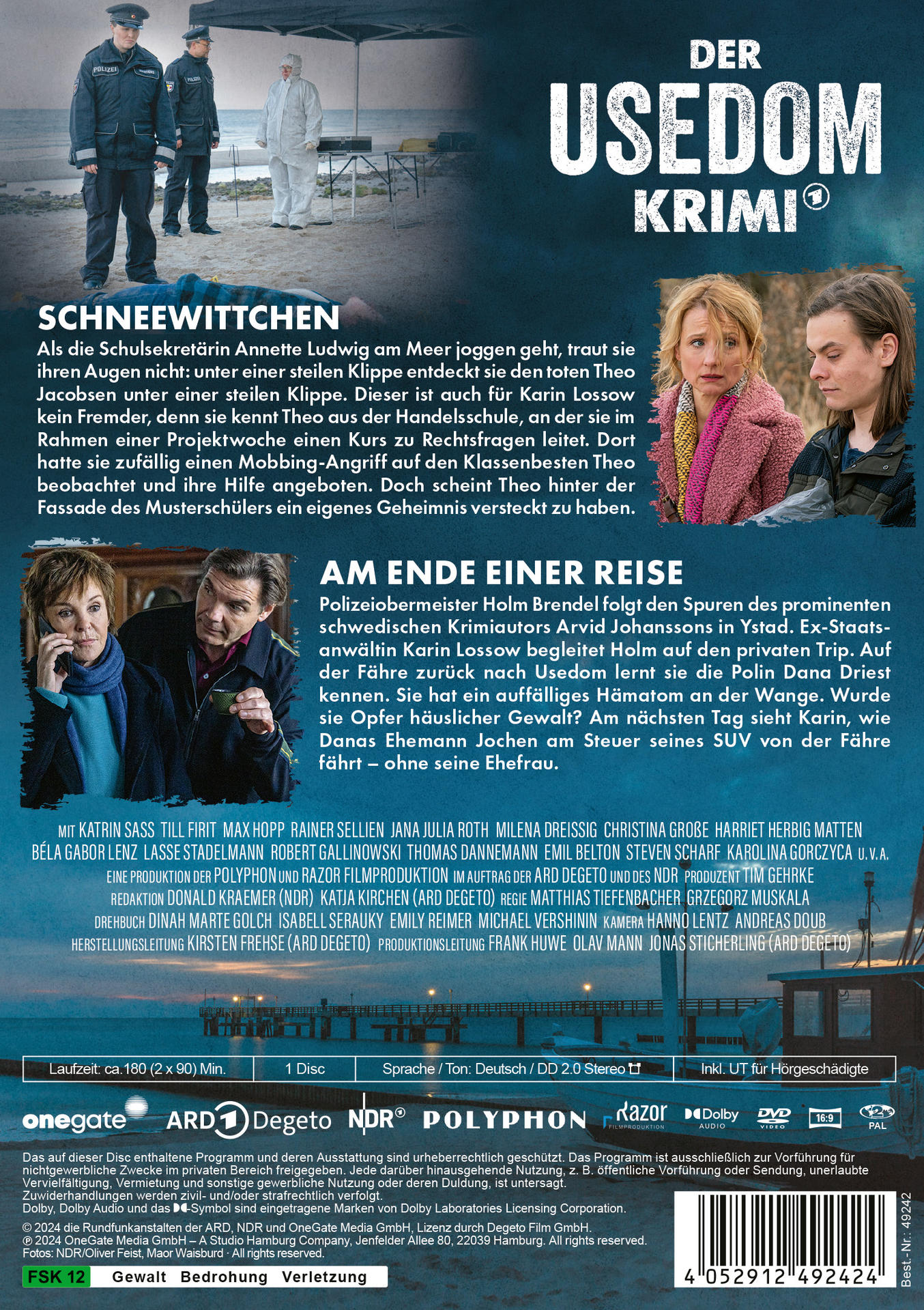 DVD-Hülle mit Schauspielern, Text und Logos.