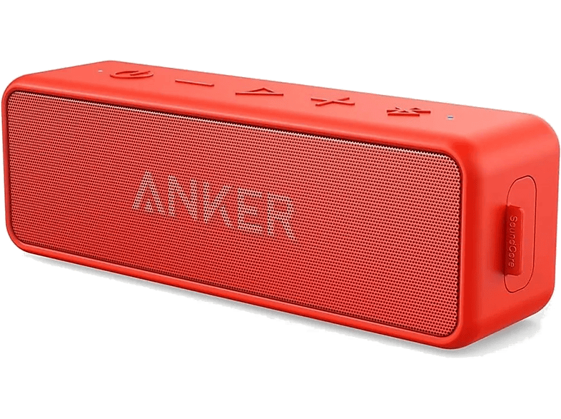 ANKER Soundcore 2 12W, IPX7 Bluetooth Hoparlör Kırmızı