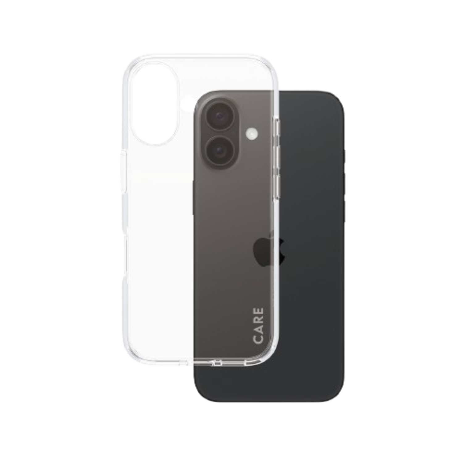 Care Flagship Case Urban Combat Met Clear Frame Telefoonhoesje Voor Apple Iphone 2024 6.1'' Transparant