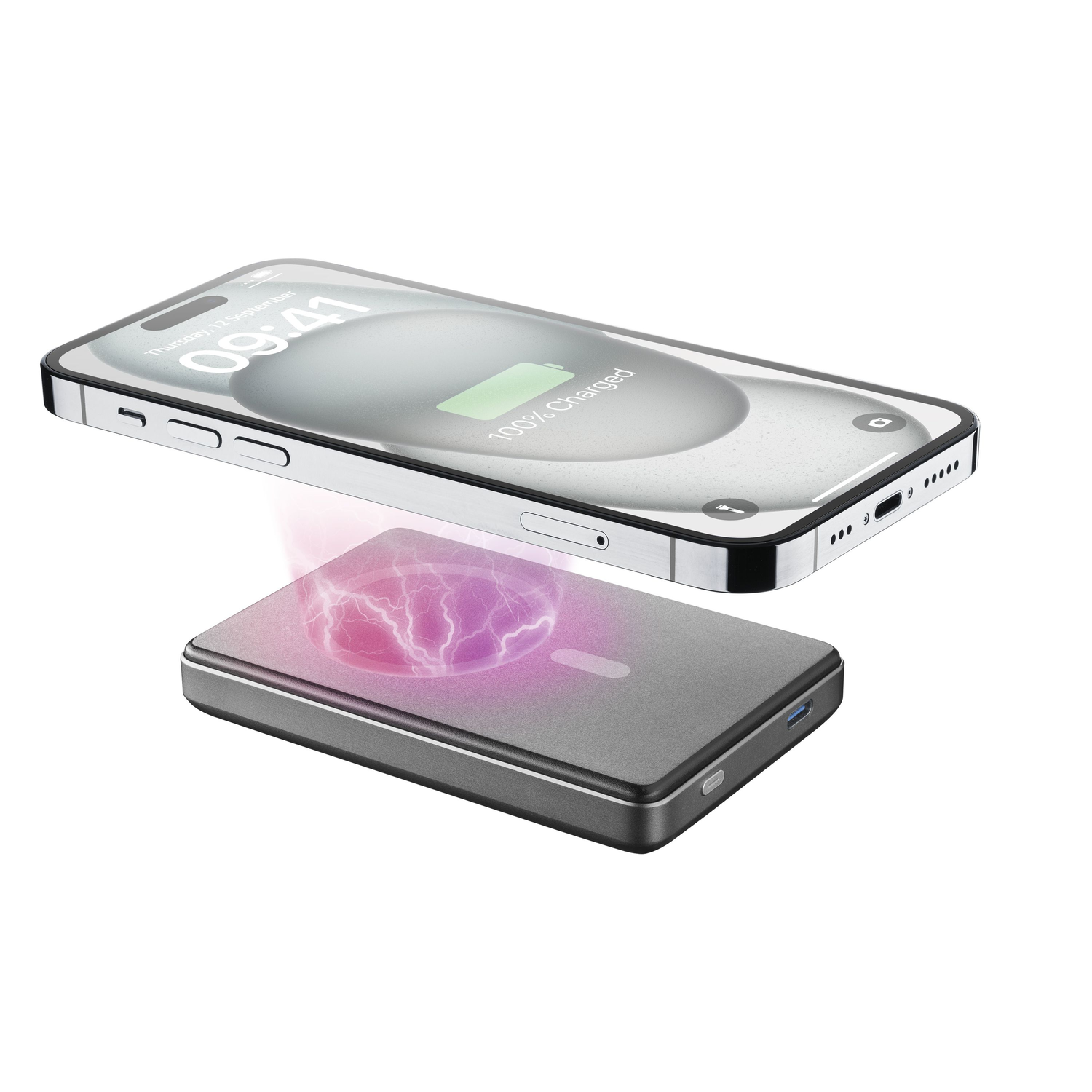 CELLULARLINE MAG LITE 100000 Draadloze powerbank Grijs