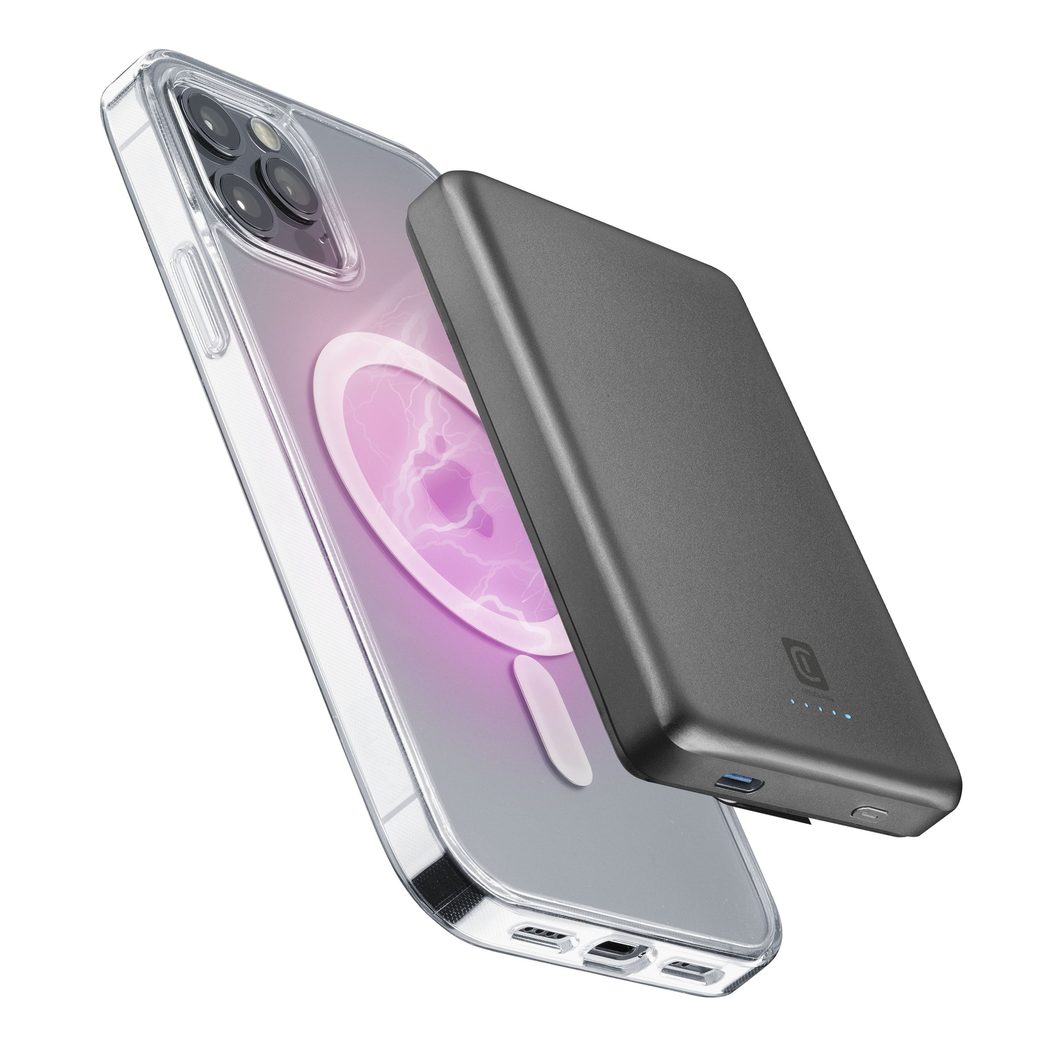 CELLULARLINE MAG LITE 100000 Draadloze powerbank Grijs