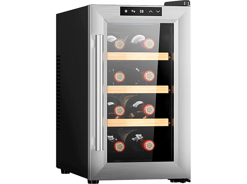 REACONDICIONADO Seminuevo Excelente Vinoteca - Cecotec Bolero GrandSommelier 830 CoolWood, Termoeléctrico, 8 botellas, 8-18ºC, Panel táctil, Luz LED