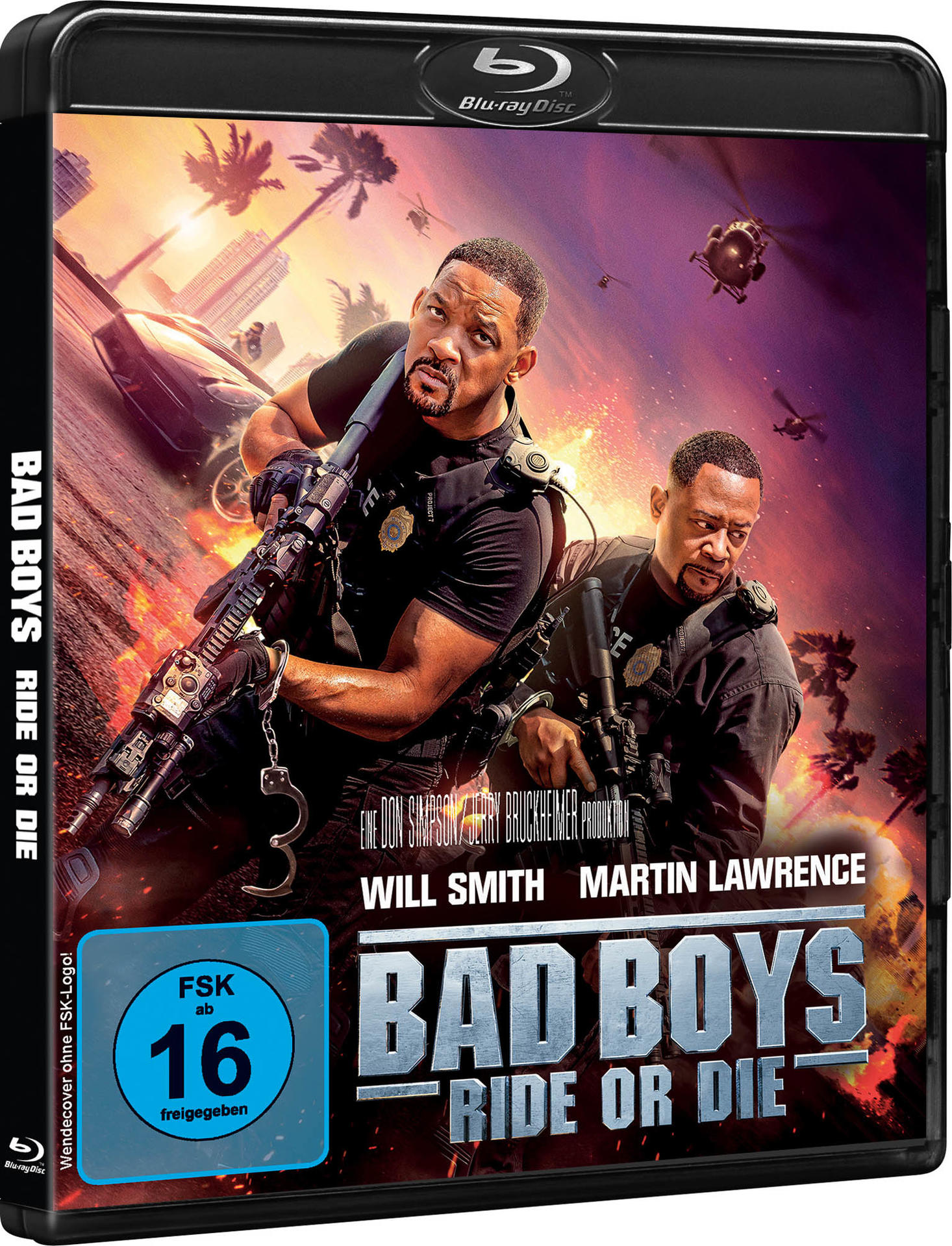 DVD-Cover des Films 'Bad Boys: Ride or Die' mit Will Smith und Martin Lawrence.