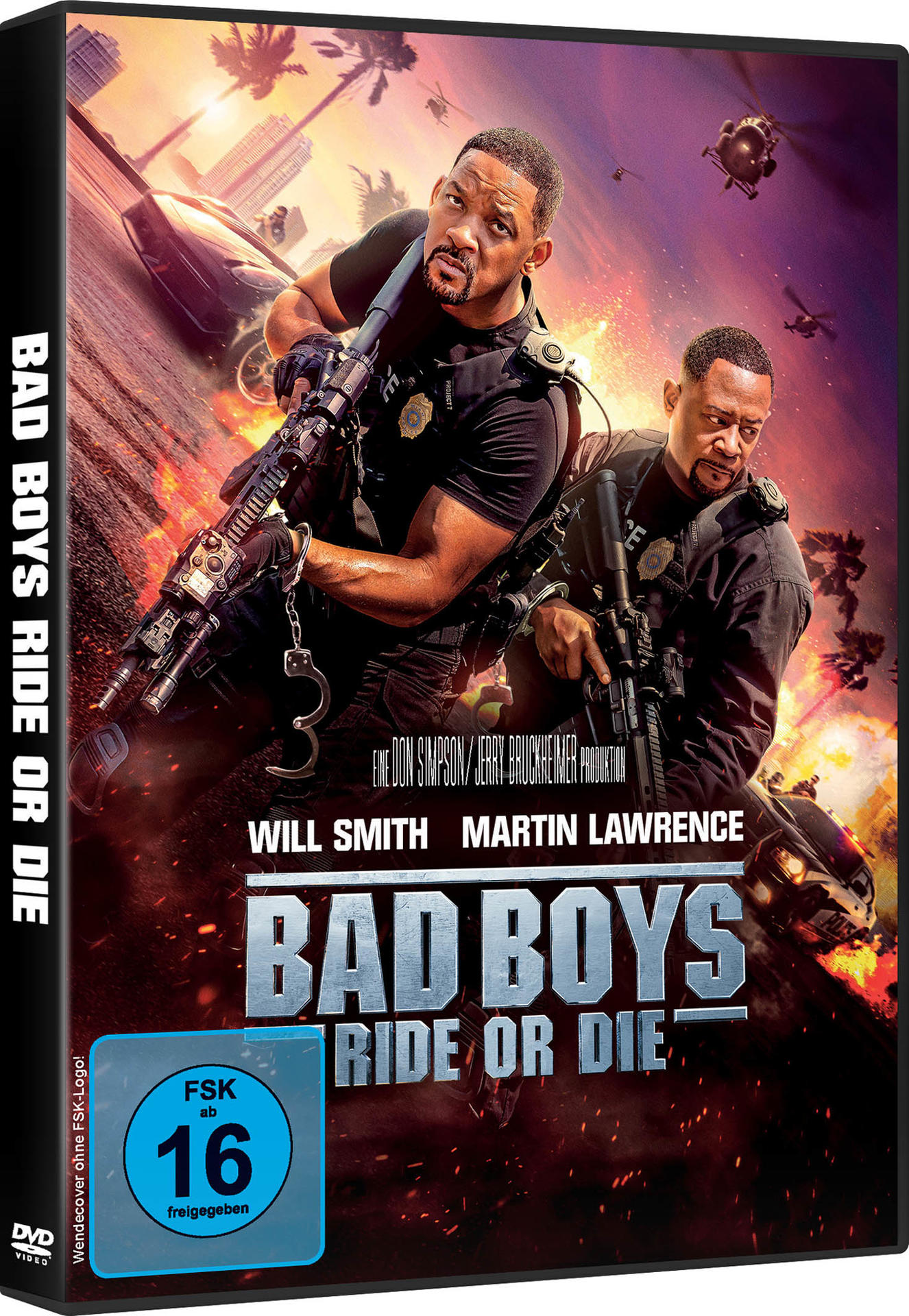 Das DVD-Cover des Films Bad Boys: Ride or Die, mit Will Smith und Martin Lawrence.