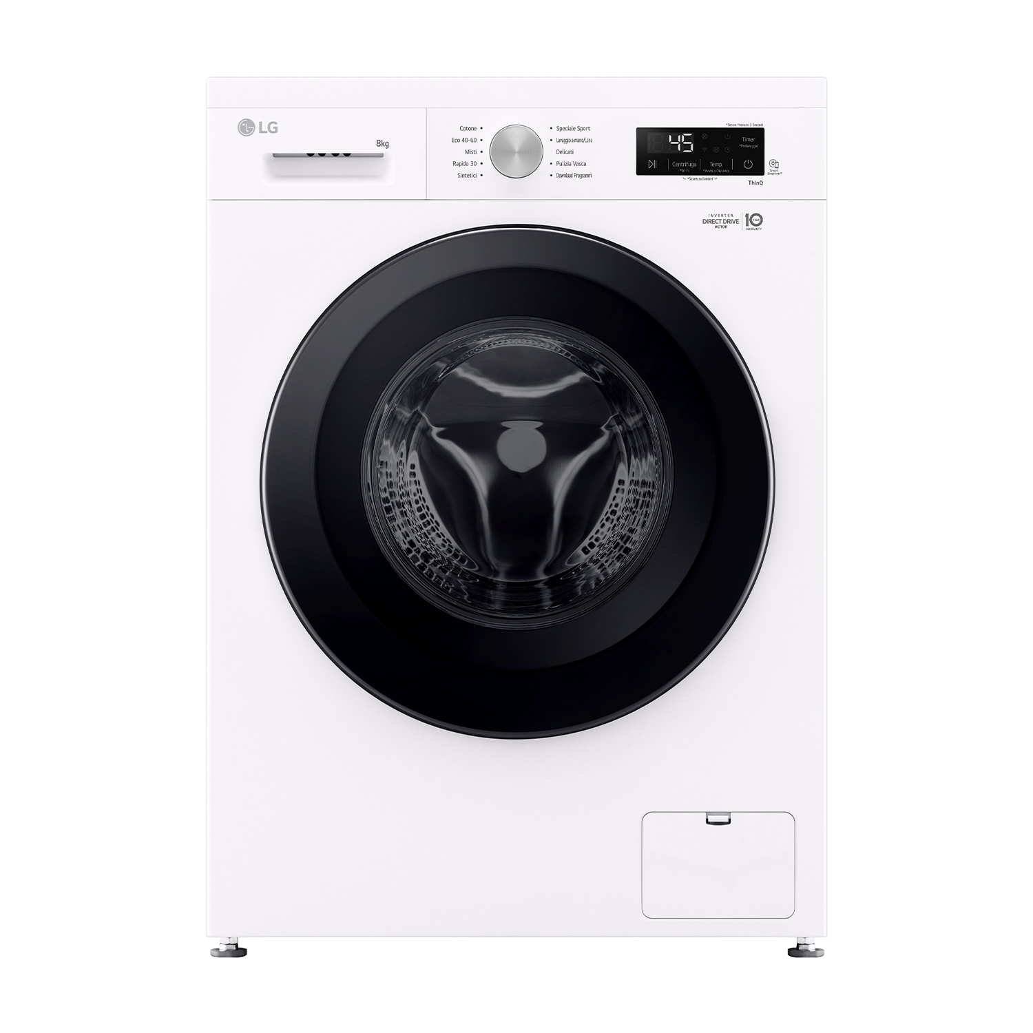 LG Serie X1 lavatrice 8 kg Classe A