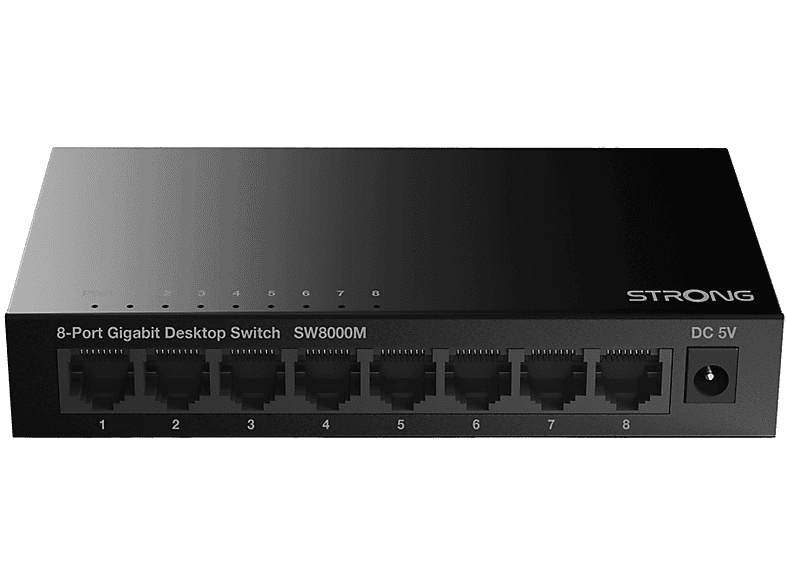 SWITCH STRONG SW8000M, 8 porte, Gigabit