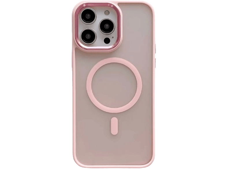 PIILI iPhone 15 Pro Focus Magsafe Telefon Kılıfı Mat Pembe_0