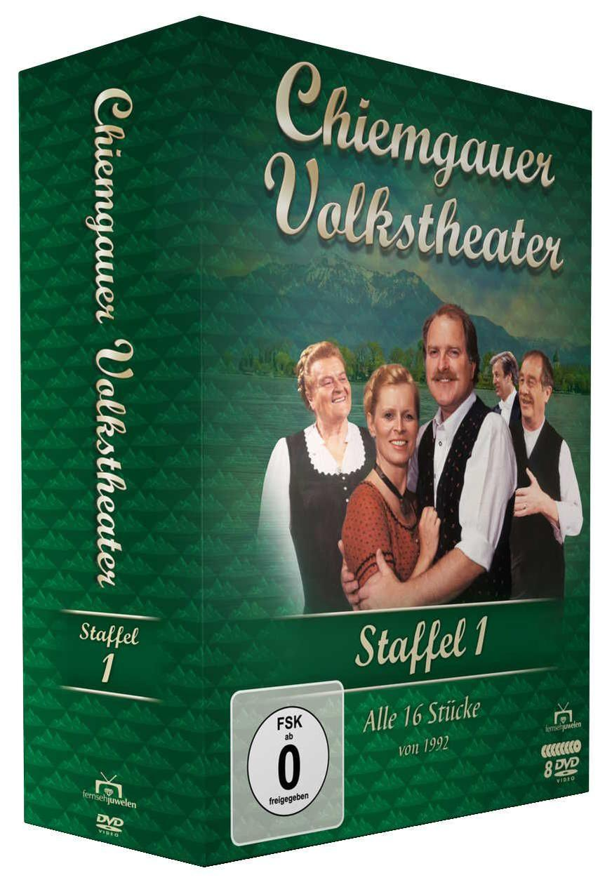 Eine Box mit einem Filmcover, das eine Gruppe von Menschen, Berge im Hintergrund und Text zeigt.