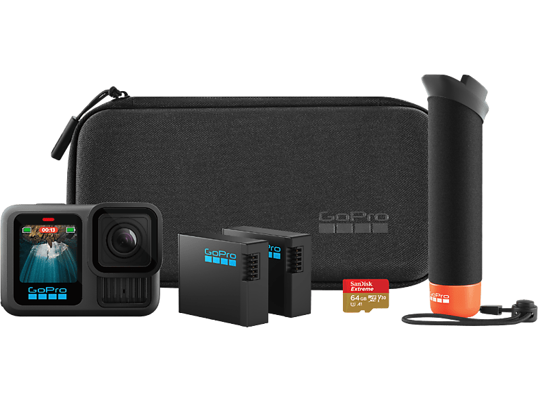 GoPro Hero13 Black Action Cam - Zubehör-Bundle