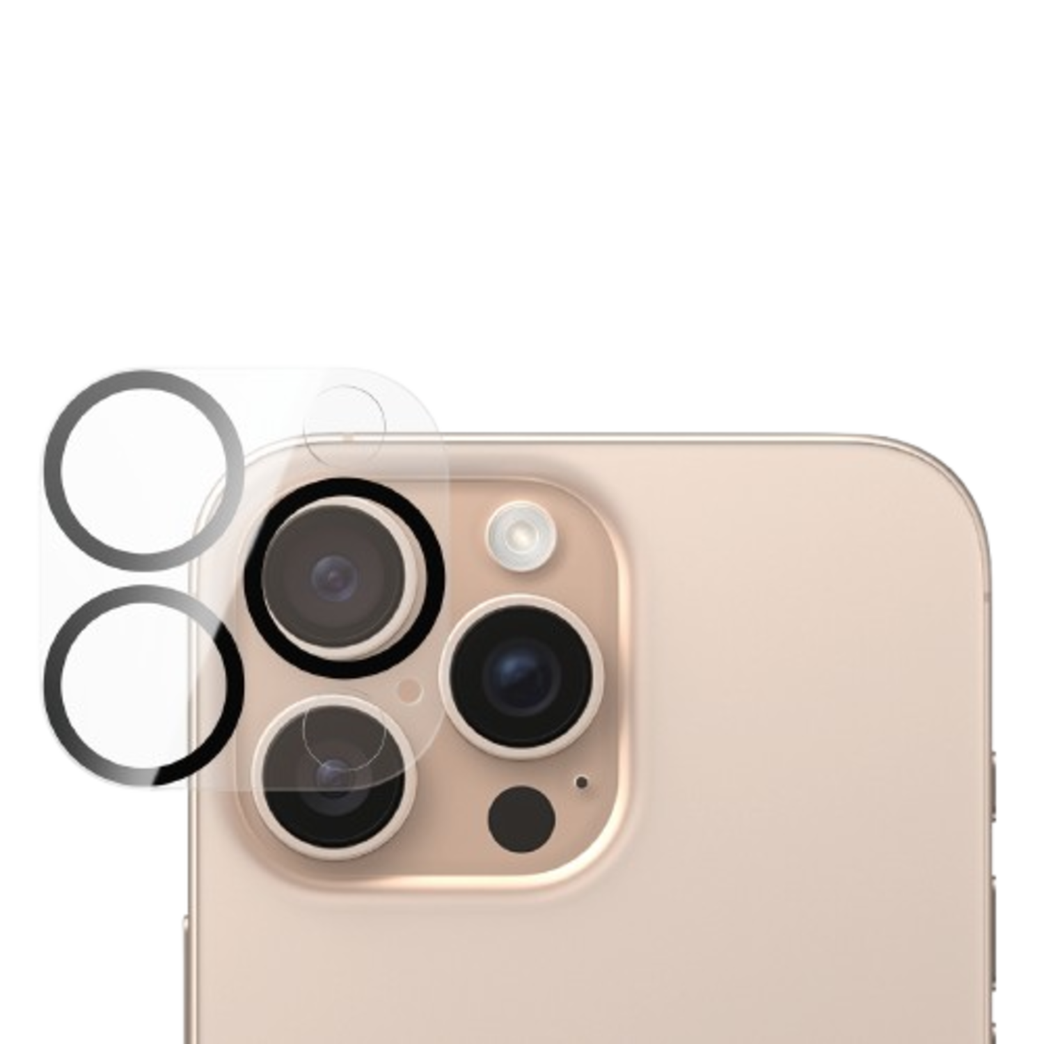 PANZERGLASS PicturePerfect Lensprotector voor APPLE iPhone 2024 6.1'' Pro;iPhone 2024 6.7'' Pro Transparant afbeelding