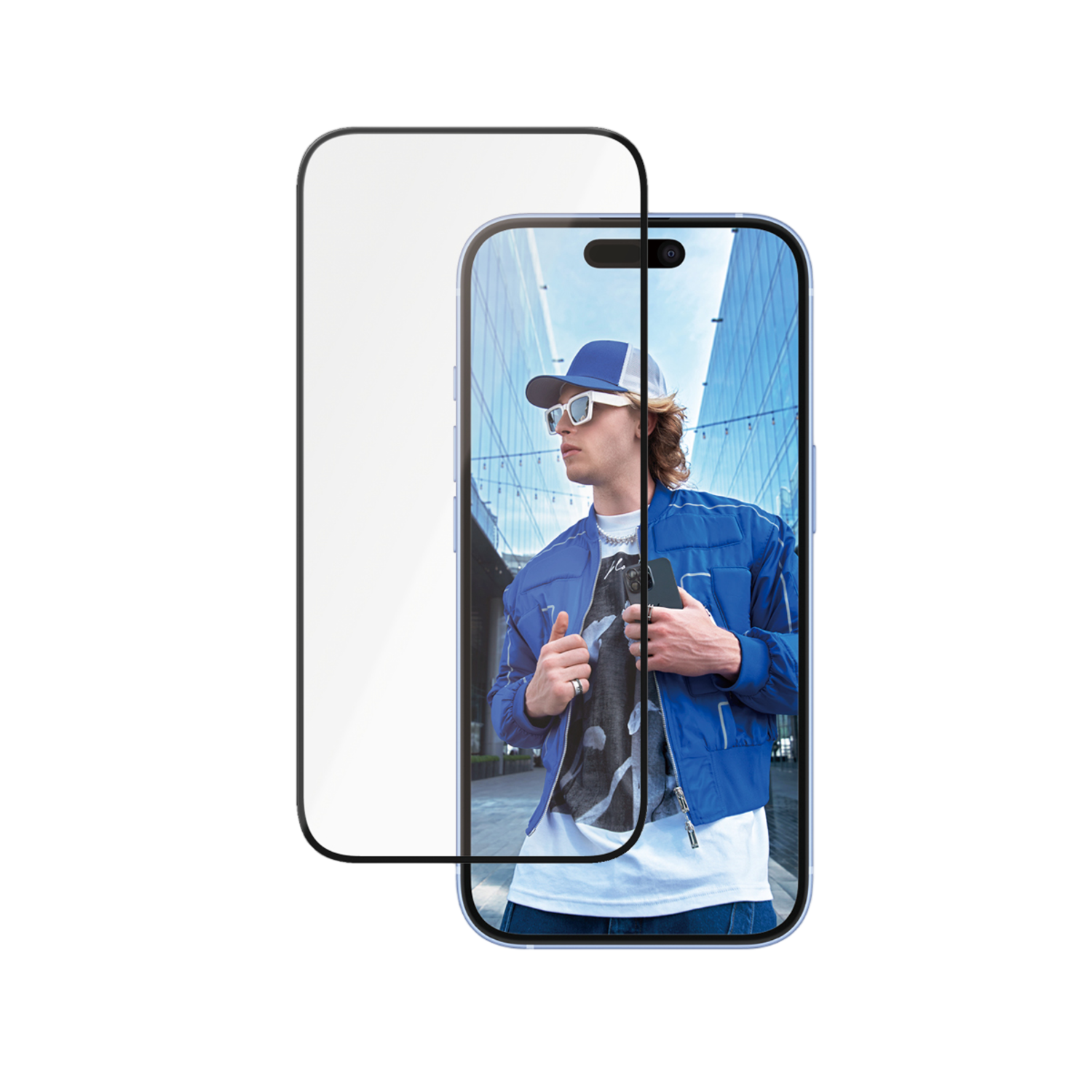 Panzerglass Ceramic Ultra-wide Fit Screenprotector Voor Apple Iphone 2024 6.1'';iphone 15 Transparant afbeelding