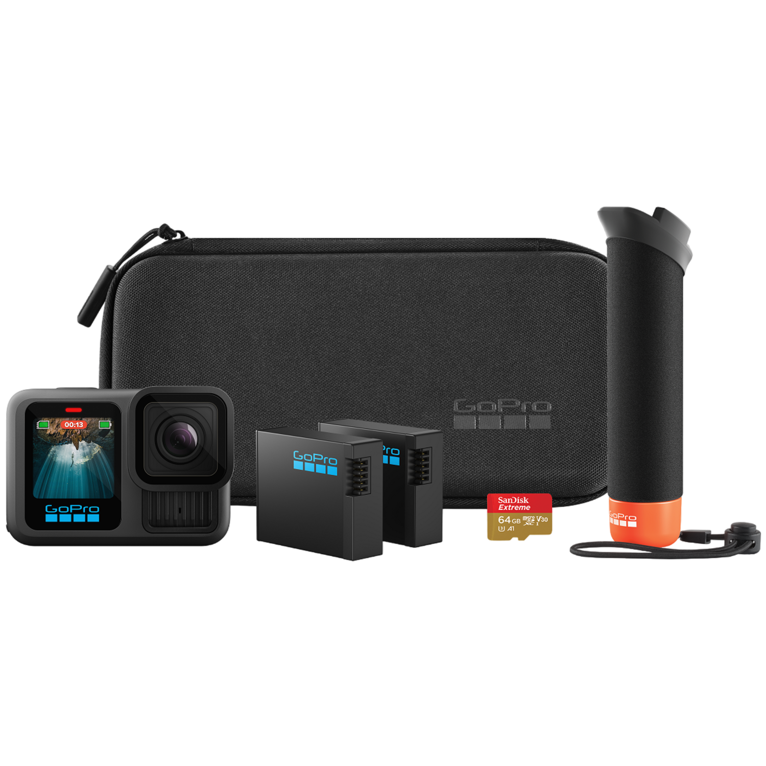 Gopro Hero13 Accessory Bundle Actioncam Zwart