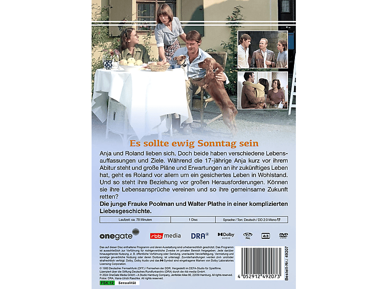 Thumbnail - Es sollte ewig Sonntag sein DVD