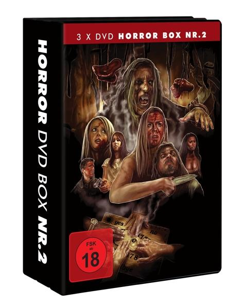 DVD-Box-Art mit Horrorthema. Mehrere Personen sind im Bild mit einem Ouija-Brett.