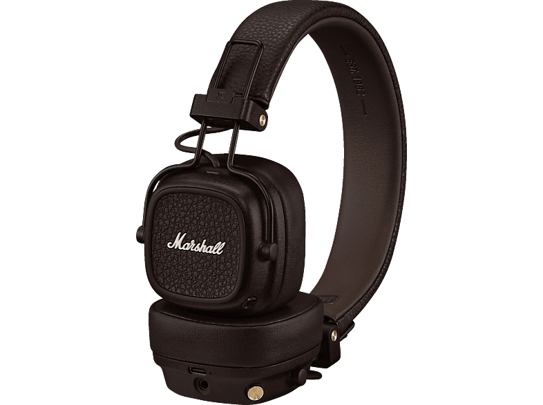 MARSHALL Major V, On-ear Kopfhörer Bluetooth Brown