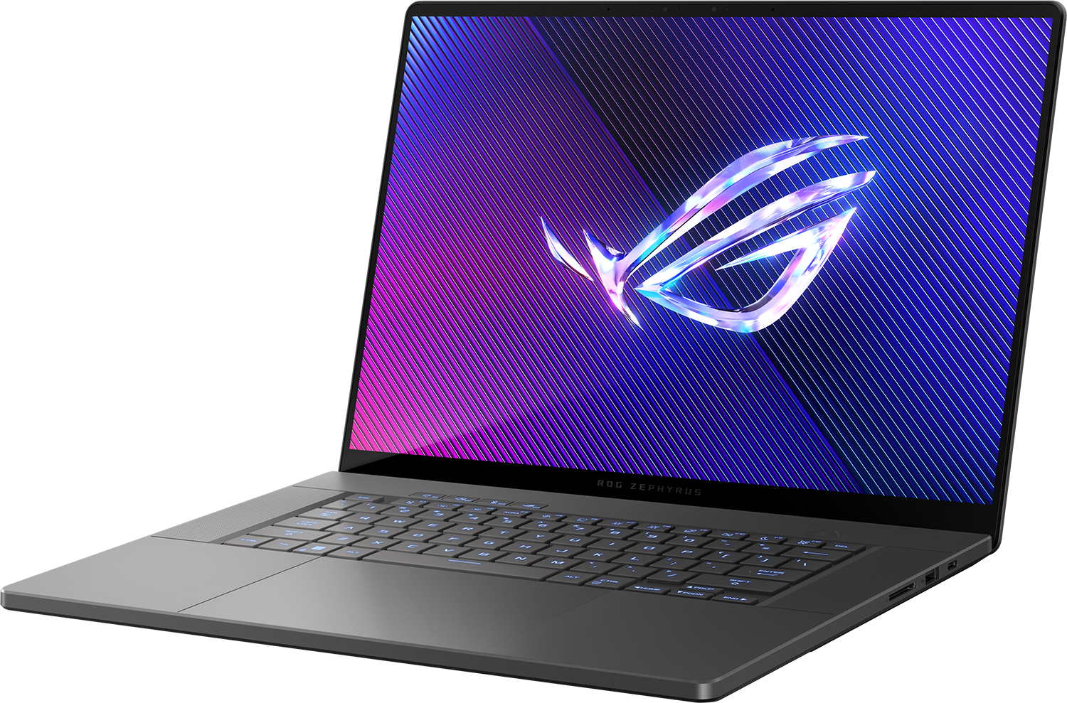 Laptop világító képernyővel, logót mutatva.