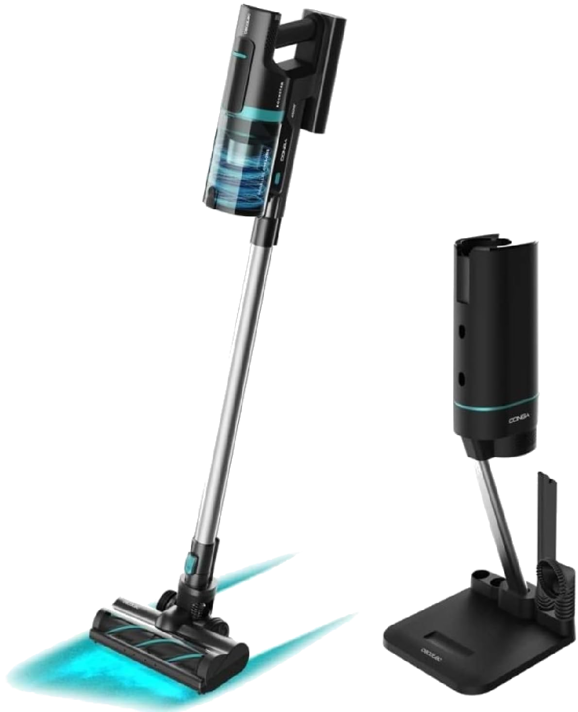 CECOTEC 04943 Conga Rockstar 10000 Nebula Station - vezeték nélküli porszívó