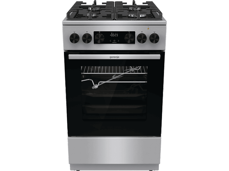 GORENJE GK5C65XV AirFry, Czyszczenie Parowe, MultiAir, GentleClose, Żeliwne Ruszty, 50cm