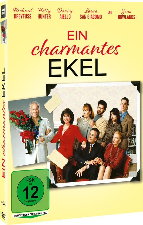 DVD-Hülle mit Filmplakat und Besetzung. Das Plakat zeigt Filmtitel und Schauspieler, auf gelbem Hintergrund.