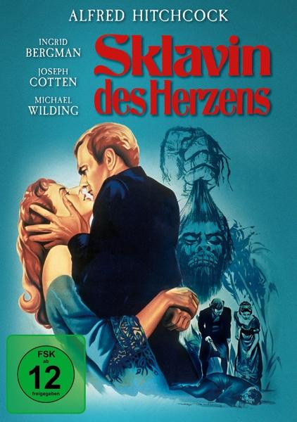 Filmplakat mit küssendem Paar und einer schattenhaften Gestalt. Deutscher Text auf dem Plakat.