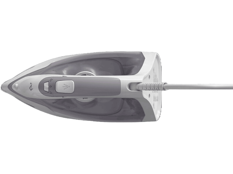Tefal Virtuo FV1739 Stoomstrijkijzer, 2000 W, 90 g/m², geen configuratie nodig, continue stoom van 24 g/min met keramische zool, antikalk- en druppelbescherming, voor alle soorten kleding, wit