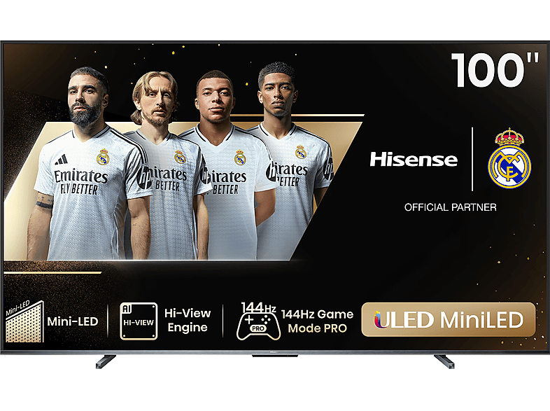 TV Mini LED 100" - Hisense 100U7KQ