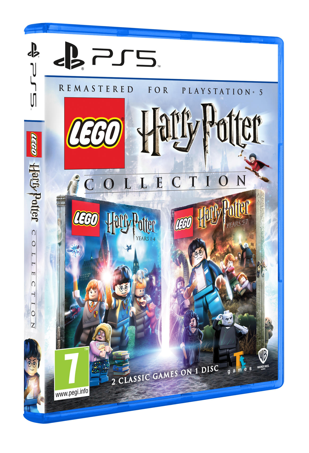 Spielhülle der Lego Harry Potter Collection, PS5-Logo oben.