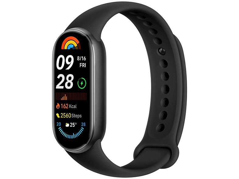 XIAOMI Smart Band 9 okoskarkötő, fekete (BHR8337GL)