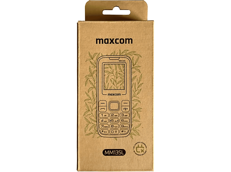 Telefon MAXCOM MM135L Light Czarno-niebieski – zdjęcie 3