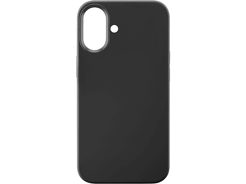 Cellular Line Sensation Backcover, für Apple iPhone 16, Schwarz; Handyhülle