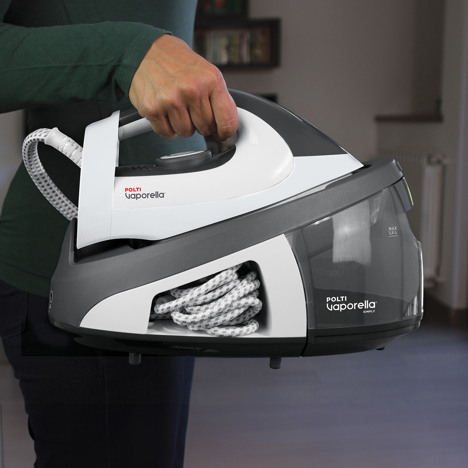 Serbatoio Acqua Originale Polti Per Ferri Da Stiro Vaporella Simply - Ricambio Compatibile VS10.10, VS10.12, VS20.20