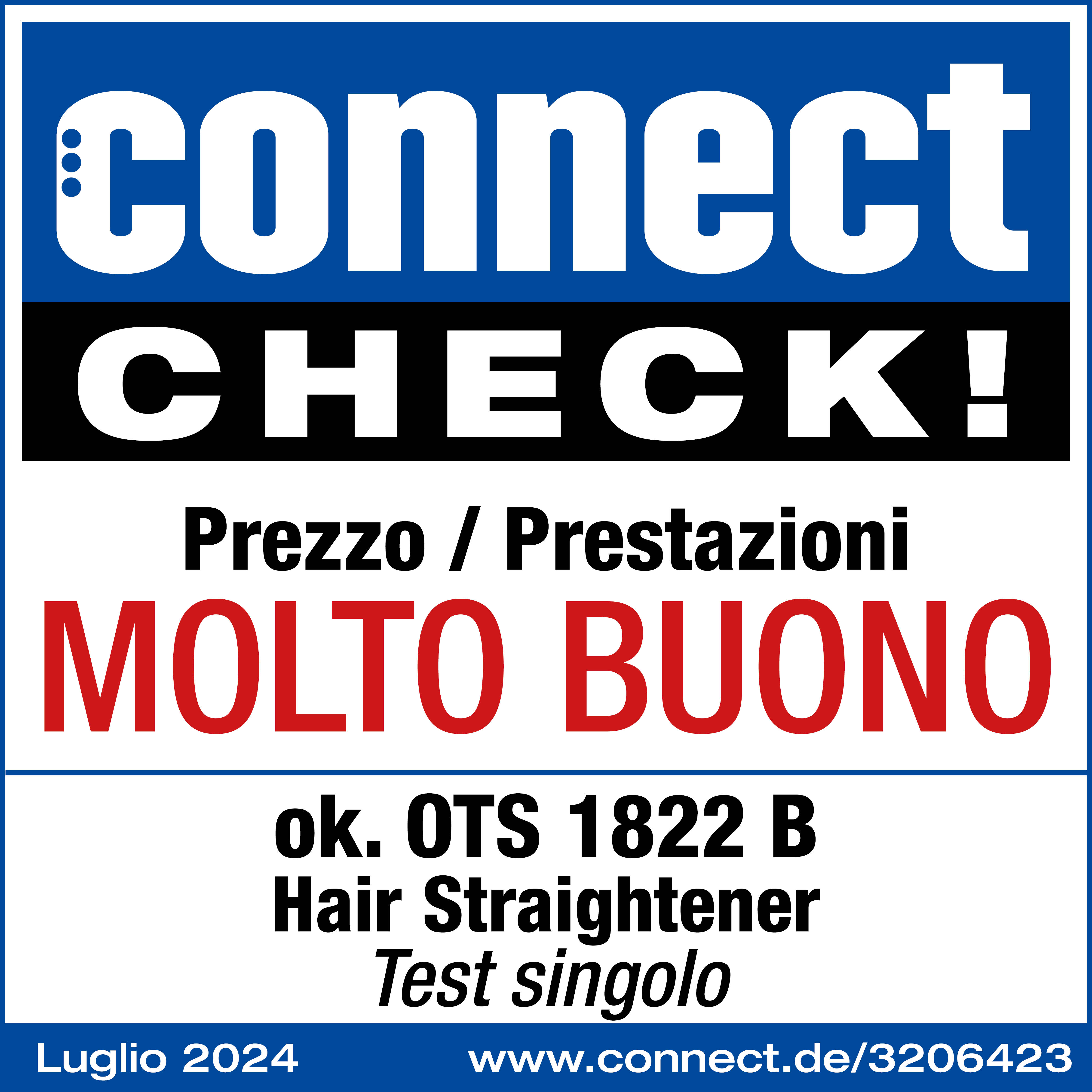 Une bannière promotionnelle avec les mots 'connect' et 'CHECK!' sur fond bleu.