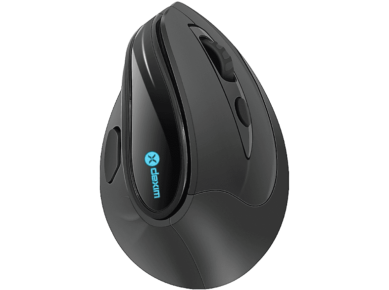 DEXIM Wireless 2.4Ghz & Bluetooth RGB Şarj Edilebilir Ergonomik Dikey Tutuşlu Vertical Kablosuz Mouse_0