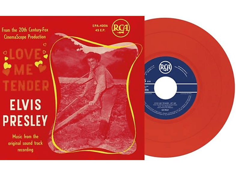 Elvis Presley Love Me Tender (Red Vinyl LP)