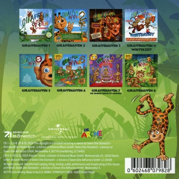 DVD-Cover von Giraffenaffen, einer Kindermusikserie.