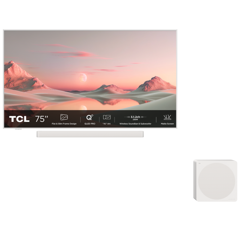 A300 Pro NXTFRAME (2024) 75 pouces Blanc