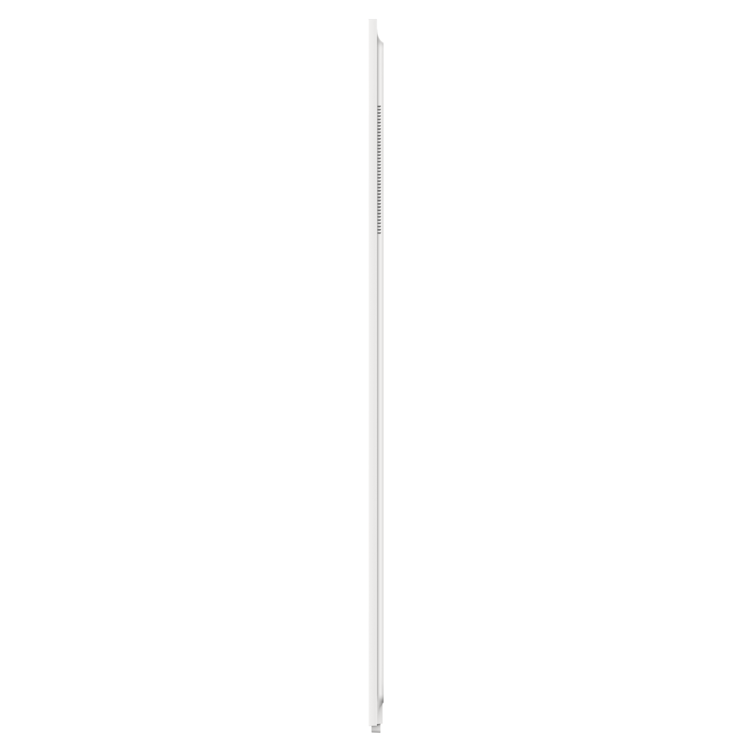 A black background with a white vertical line.