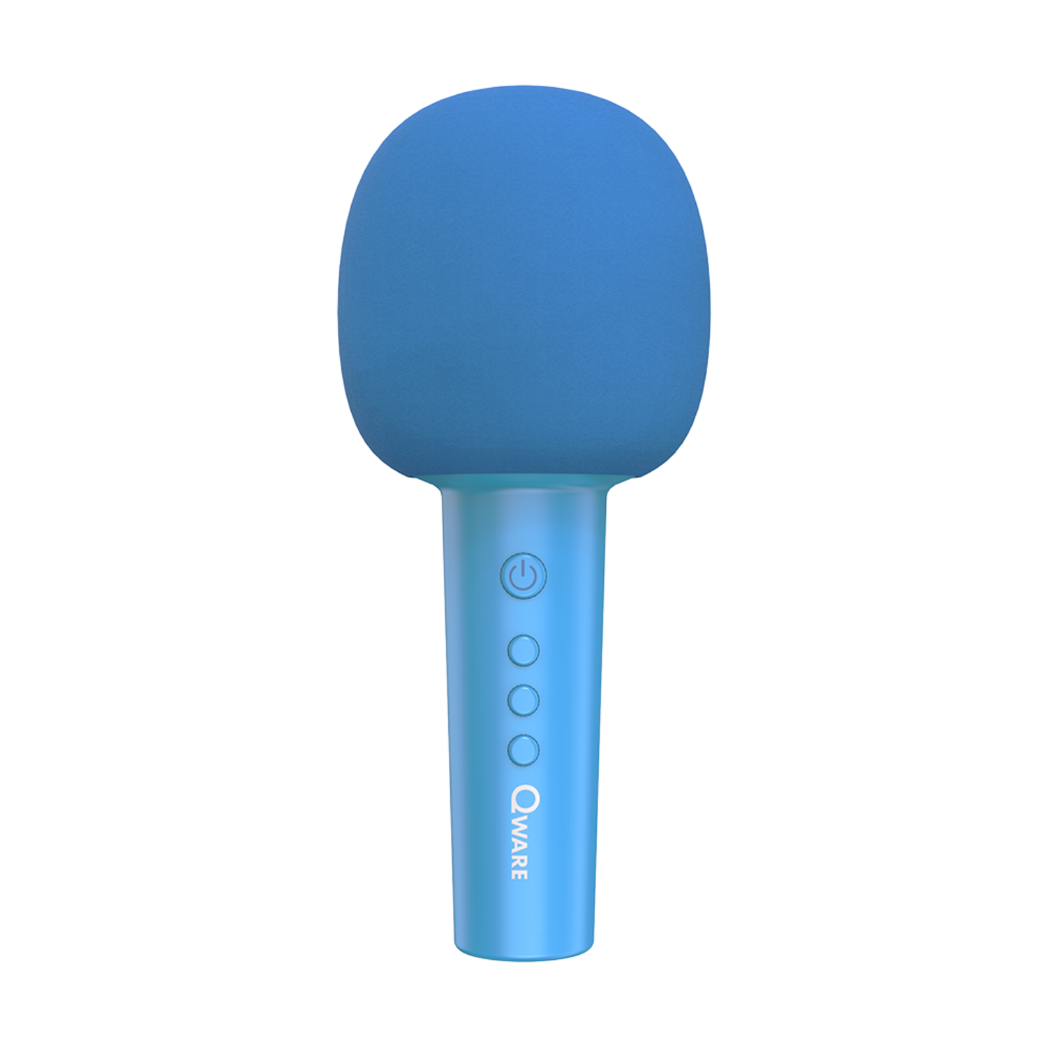 Qware Karaoke Handmicrofoon Blauw