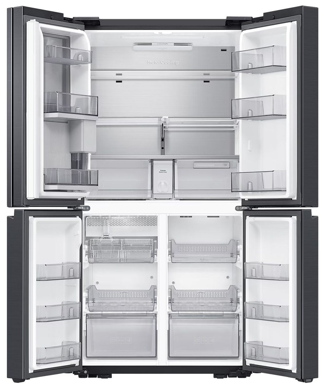Lodówka Multidoor SAMSUNG RF65DG960ESGEO 183cm Grafitowa stal z połyskiem AI Beverage Center Triple Cooling