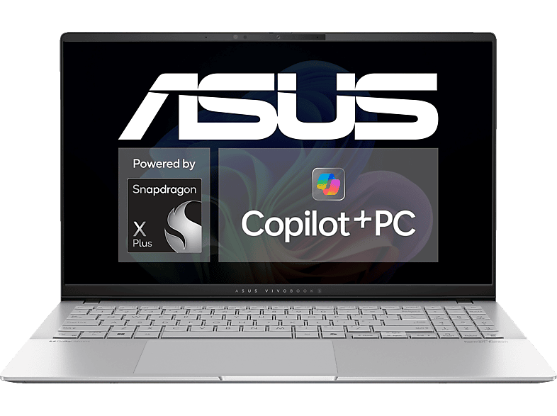 ASUS Vivobook S 15 S5507QA-MA012W, Copilot+ PC, Notebook, mit 15,6 Zoll Display, Qualcomm Snapdragon X Plus,X1P Prozessor, 16 GB RAM, 512 GB SSD, ASUS Vivobook S 15 S5507QA-MA012W, Copilot+ PC, Notebook, mit 15,6 Zoll Display, Qualcomm Snapdragon X Plus,X1P Prozessor, 16 GB RAM, 512 GB SSD,