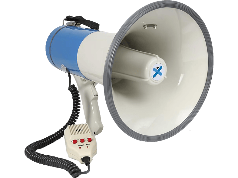 VONYX MEG060 Megaphon 60W, Weiss/Blau