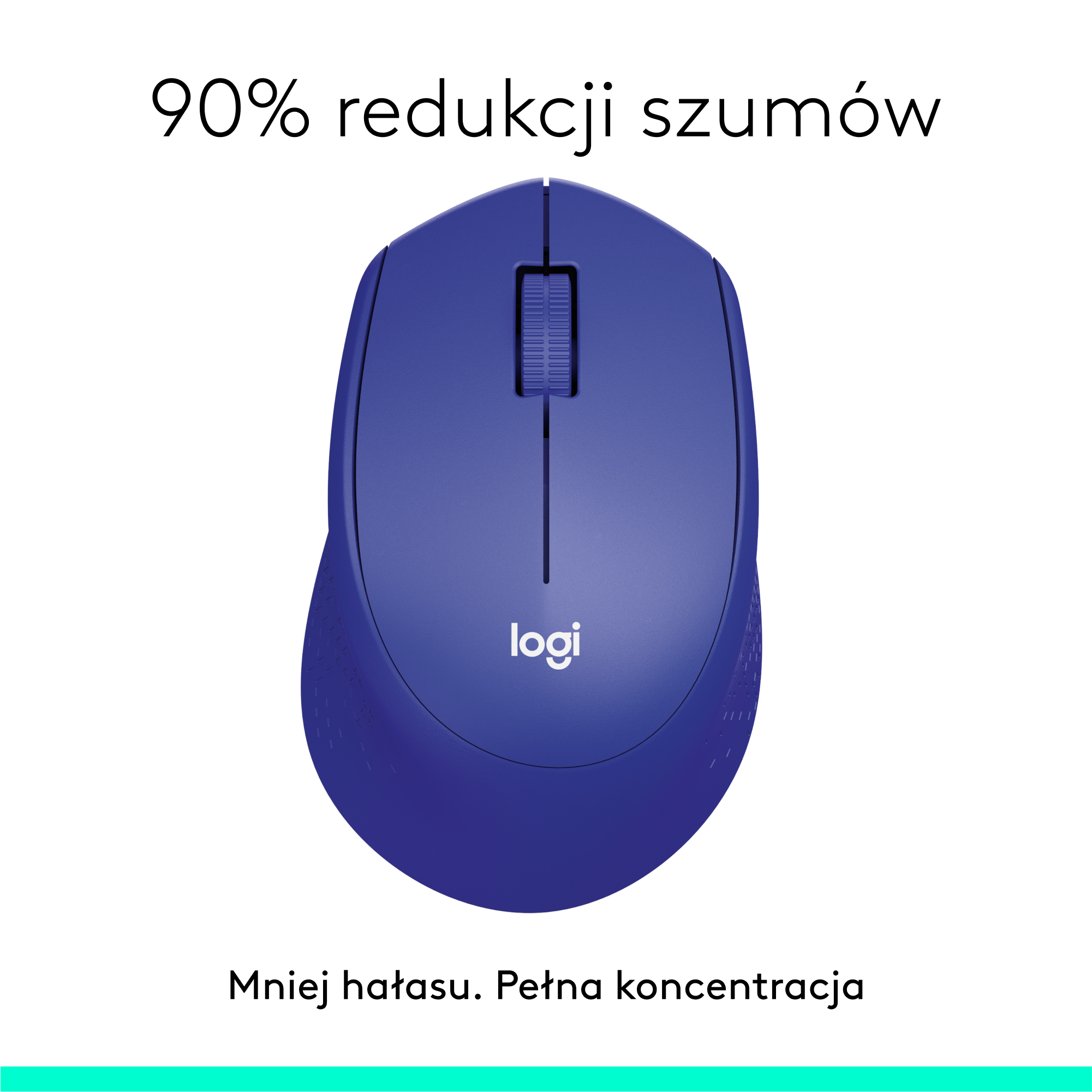 Mysz LOGITECH M330 Silent Plus Niebieski 910-004910