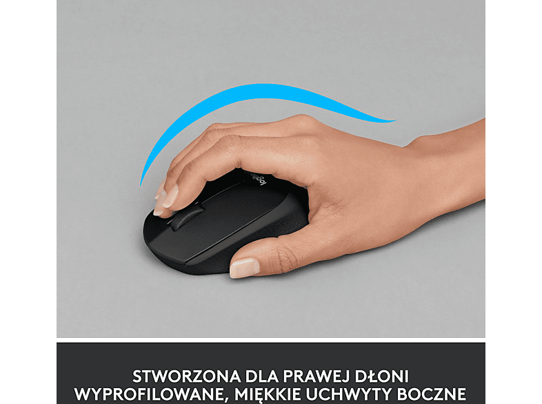 Logitech M330 Silent Plus Czarny – zdjęcie 3
