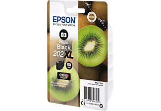 EPSON 202XL Kiwi eredeti tintapatron, fotófekete, 7,9ml (C13T02H14010)