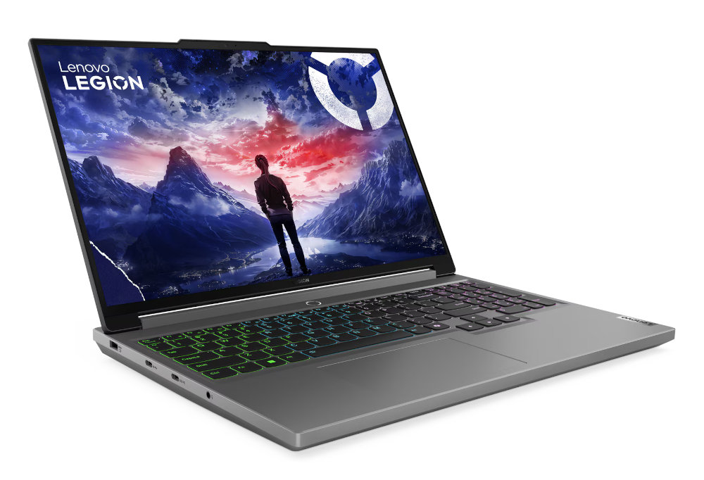 Laptop Lenovo Legion wyświetlający scenę z gry.