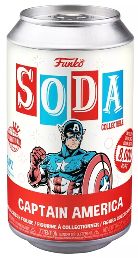 FUNKO POP Soda: Marvel - Captain America figura (FU60561)