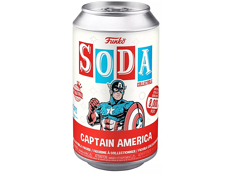 FUNKO POP Soda: Marvel - Captain America figura (FU60561)